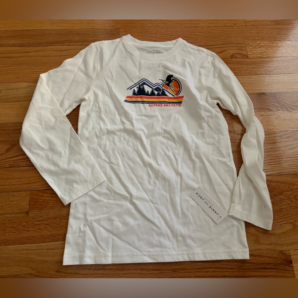 Janie and Jack alpine ski long sleeve tee